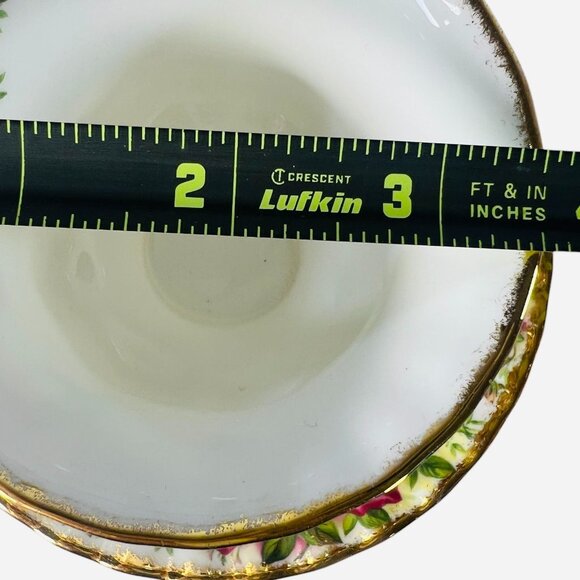 Vtg 1962 Royal Albert Old Country Roses Bone China Teacup Saucer Set England - Picture 8 of 9